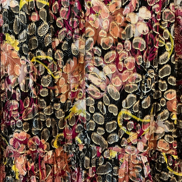 Kobi Halperin Abstract Metallic Print Dress - Picture 5 of 9